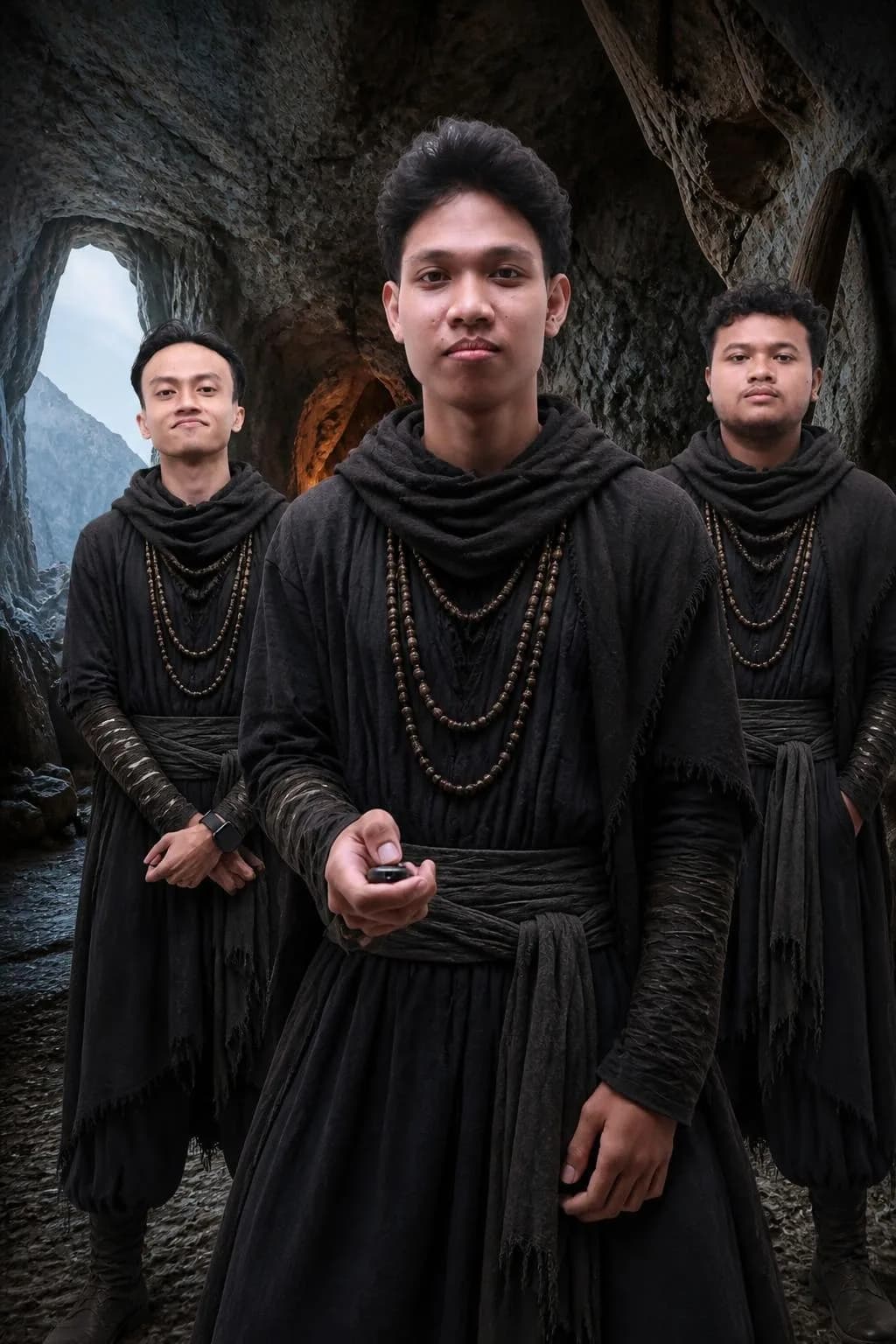 Foto AI grup bertema petualangan fantasi, variasi 3