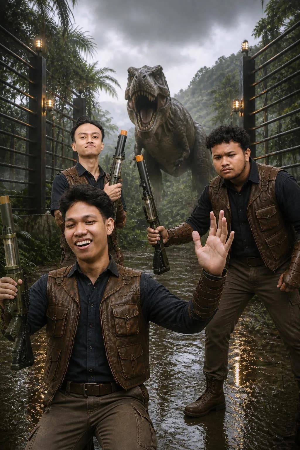 Foto AI grup bertema petualangan fantasi, variasi 4